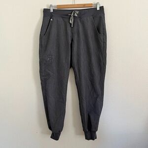 Figs Zamora Jogger Scrub Pants Grey Petite M